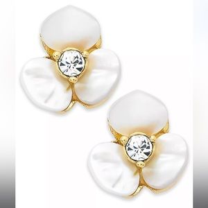 Kate Spade ♠️ Disco Pansy Flower Stud Earrings